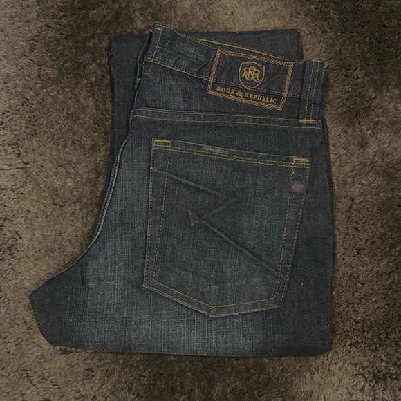 Rock & Republic Vintage Men Jeans 32x30 -Worn Once - Picture 6 of 6